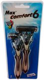 P6 Razor, 6 Sensor Blades Razor, Match to Dorco Pace6 for Men (JG-S9500)