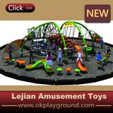 New Design Kids Outdoor Body Building Equipment for Park with Slide