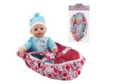10.5inch Interactive Baby Doll with Cradle