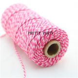 Hot Pink Cotton Rope Bakers Twine for Gift Wrapping