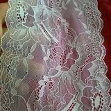 Fancy Nylon Spandex 15.5cm Width Lace Trim for Lingeriers