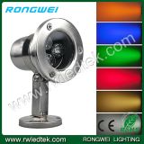 3W Full Color RGB LED Underwater Light for Fountain