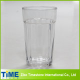 Large Glass Juice Cup with Vertical Strips (15052102)