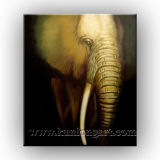 Elephant Animal Oil Painting Canvas Art Home Decoration (KLAN-0011)