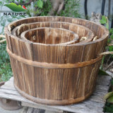 Gardening Decoration Wood Flower Cover for Home