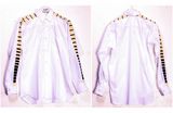 Chinoiserie Men's White Cotton Shirts (s64)