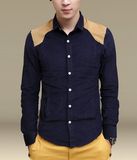 Men's Long Sleeves Casual Fashion Cotton Shirt