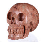 Natural Unnamed Jasper Skull/Skeleton Healing Crystals Reiki Carving #6b56