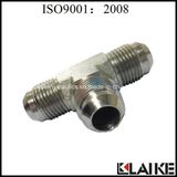 Jic Male 74 Cone Tee Adapter Hydraulic Tube Fitting (AJ)