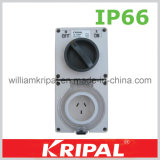 Waterproof Combination Switched Socket Outlet