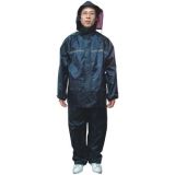 CE En388 Rainsuit Rubberized Polyester PVC Waterproof Safety Rain Coats