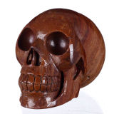 Natural Unnamed Jasper Skull/Skeleton Healing Crystals Reiki Carving #6b43