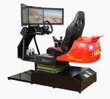 Three-Screen 4d Dynamic Vehicle Simulator