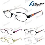 Metal Frame with Tr90 Pattern Temple Chit Optical Glasses (OMK125002)