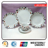 Hot Sell 20PCS Porcelain Tableware in Round Shape