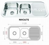 Double Bowl Sink (NH367S)