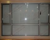 Grey Aluminum Casement Front Window (BHA-CW38)