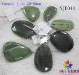 30-50mm Freeform Canada Jade Pendant, Low MOQ: 10pieces