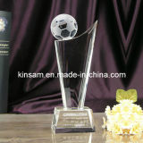 Custom Crystal Sport Trophy Craft for Football