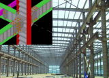 Steel Structure Building (Use Corrugated Steel Web, reduce cost 20%) (HX12070605) (have exported 200000tons)