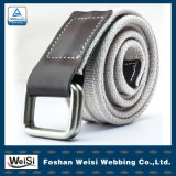 Western Style Solid Cotton Men Belt for Young Men