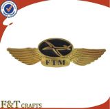 New Arrival High Quality Custom Metal Pilot Wings Pin Badge (FTBD11034J)