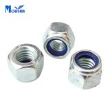 Zinc Plated Carbon Steel Nylon Insert Lock Nuts