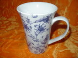 Porcelain Mug, Smooth Molded Ceramic Mug