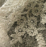 Tulle Lace Embroidered Fabric for Bridal