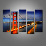 Golden Gate Bridge USA Canvas Painting Wall Art Home Decoration