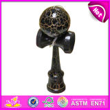 Kids Toy Wholesale Kendama, Wooden Traditional Japanese Custom Wholesale Kendama, Wooden Kendama Toy with 12*3.8cm W01A028