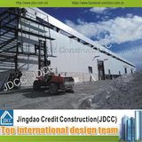 Structure Steel Factory Building with Color Steel Sheeting