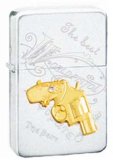 Star Metal Brass Oil Lighter (7025c)
