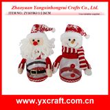 Christmas Decoration (ZY16Y063-1-2 26CM) Christmas Storage Jar