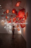 Blowing Red Wall Plate Art for Decorative