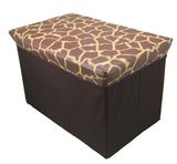 PVC Leather Foldable Storage Bench