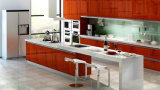 Island Style High Gloss Lacquer Kitchen Cabinets