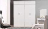 Four Doors Wardrobe/Hotel Wardrobe/White Lacquer Wardrobe (H-H0201)