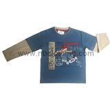 Boys Crew Neck Long Sleeve T-Shirt (Lt-07-03)