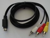 MiniDin 7 pin to 3 RCA Cable