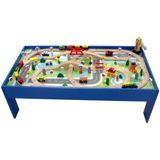 100pc Wooden Rail - Way Table Train Set