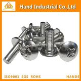 Oval Head Cross Stainless Steel Fasteners Machine Screws