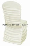 Rouge Pleated Chair Covers
