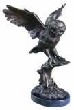 Bronze Owl Sculpture (TPY-095)