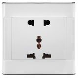 Silver Lace 13A Multi-Function Wall Socket