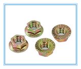 Carbon Steel /Color Zinc Plated Hex Flange Nuts (DIN6923)