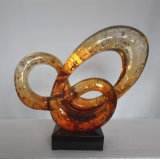 Abstract Resin Sculpture for Office Decoration