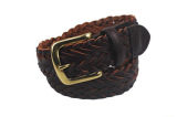 New Fashion Men Top Leather Woven Belt (KB-1501329)