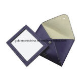 Promotion Gift Leather Single Side Pocket Mirror (CM08)