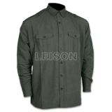 Military Shirt with Superior Quality Cotton/Polyester